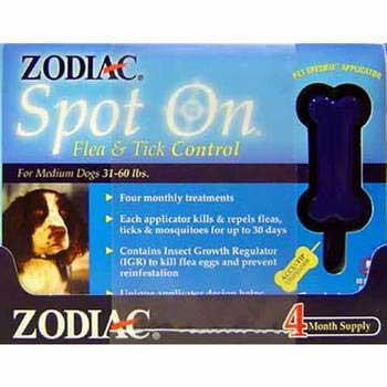 Zodiac Z-90 Spot On Flea & Tick Control Medium Dog 4 Pack Online