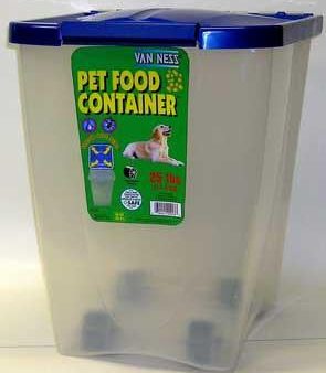 Van Ness Pet Food Container 25 Lb. Discount