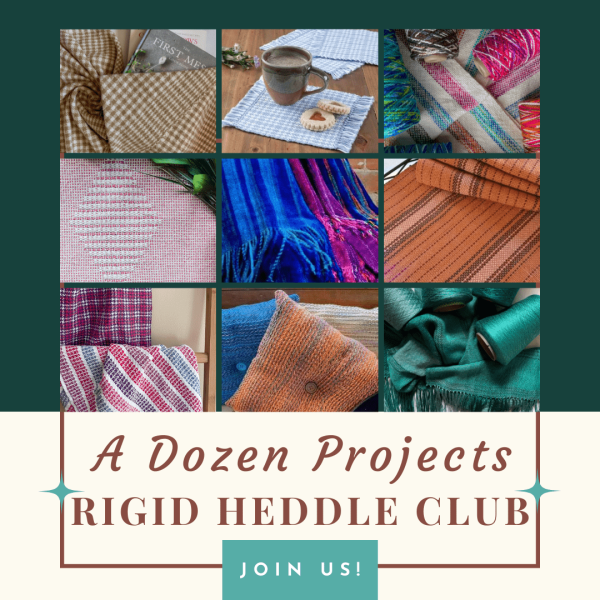 A Dozen Projects for Rigid Heddle Weaving Supply