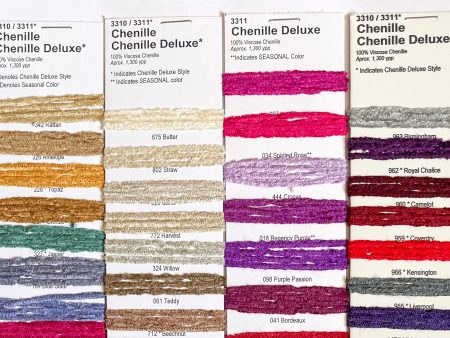 Chenille Color Card Hot on Sale