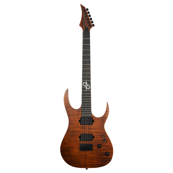 SOLAR S2.6FWA Electric Guitar - Flame Walnut Matte Online Hot Sale