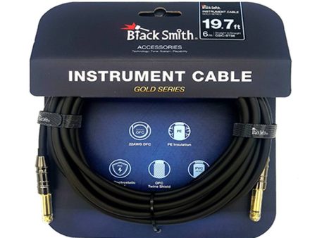 Black Smith GSIC-STS6 Gold Cable Straight to Straight Mono 6M Sale