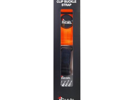 Black Smith NSCBS-003 Clip Buckle Nylon Strap - Orange Fashion