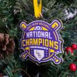 LSU Tigers - LSU 2023 NCAA  Baseball National Champions Ornament & Bag Tag Online