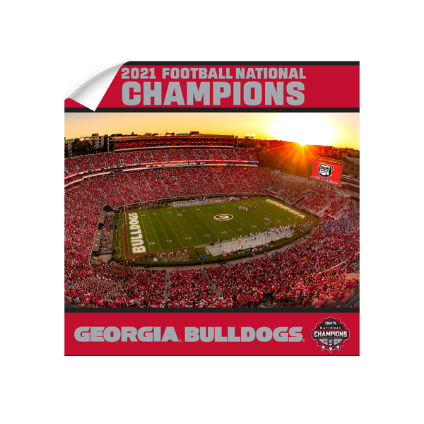 Georgia Bulldogs - 2021 Sanford Sunset National Champions Georgia Bulldogs For Sale