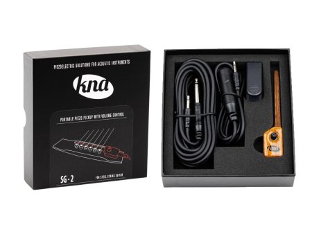 KNA SG-2 Steel String Guitar Pickup with volume control Online now