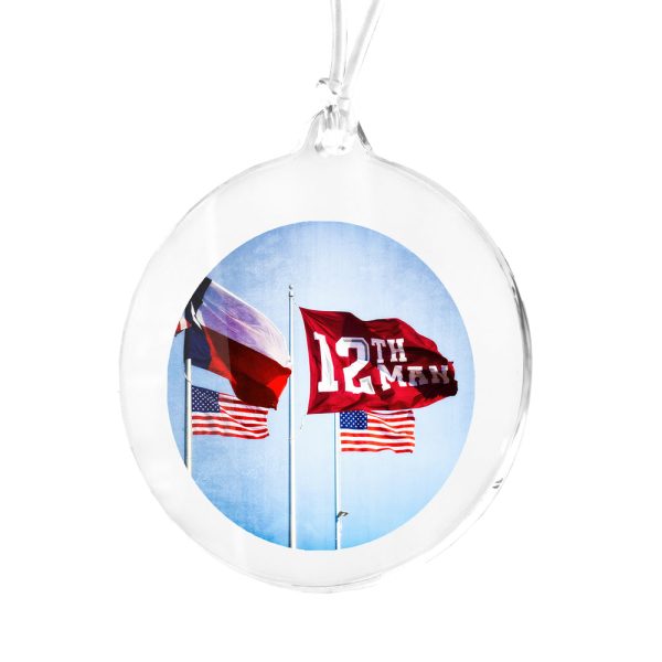 Texas A&M Aggies - 12th Man Flags Bag Tag & Ornament on Sale