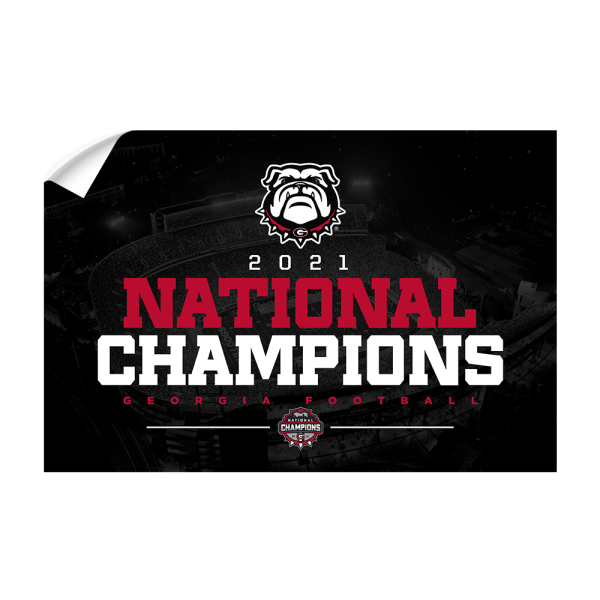 Georgia Bulldogs - 2021 National Champions Georgia Bulldogs Online Sale