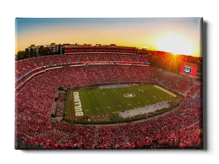 Georgia Bulldogs - Sanford Stadium Sunset Supply