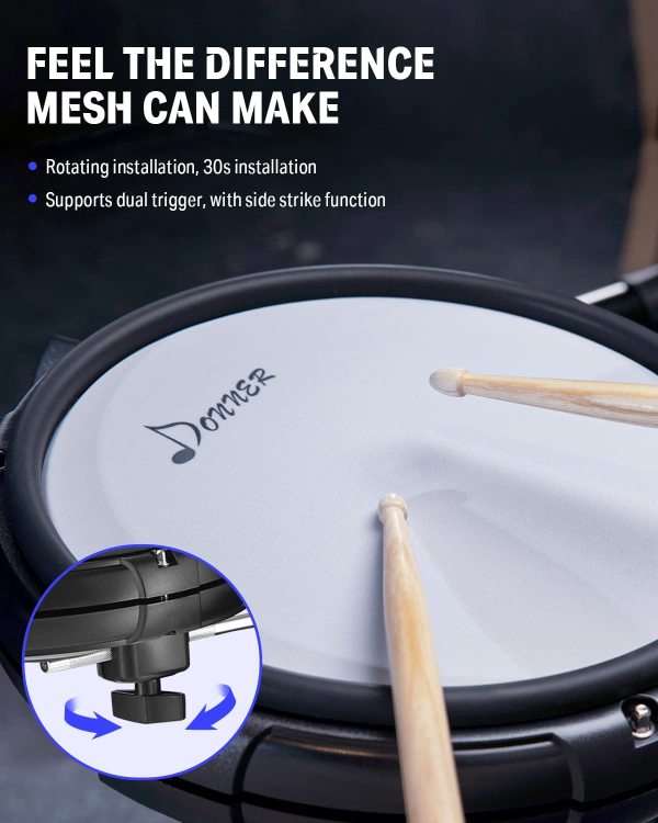 DONNER Electronic Drum Set DED-400 Fashion