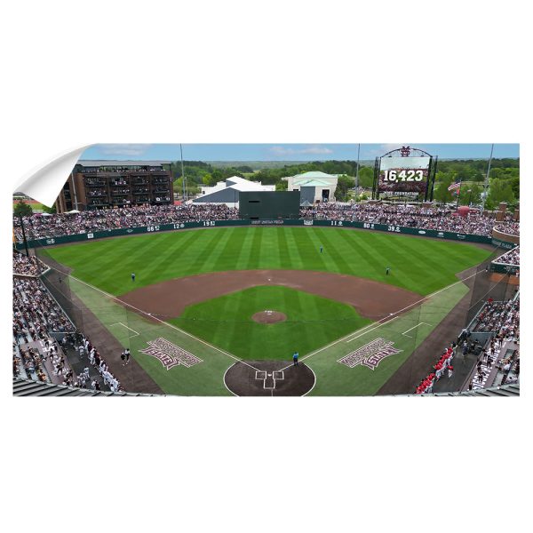 Mississippi State Bulldogs - NCAA Baseball Attendance Record Mississippi State Panoramic Fashion