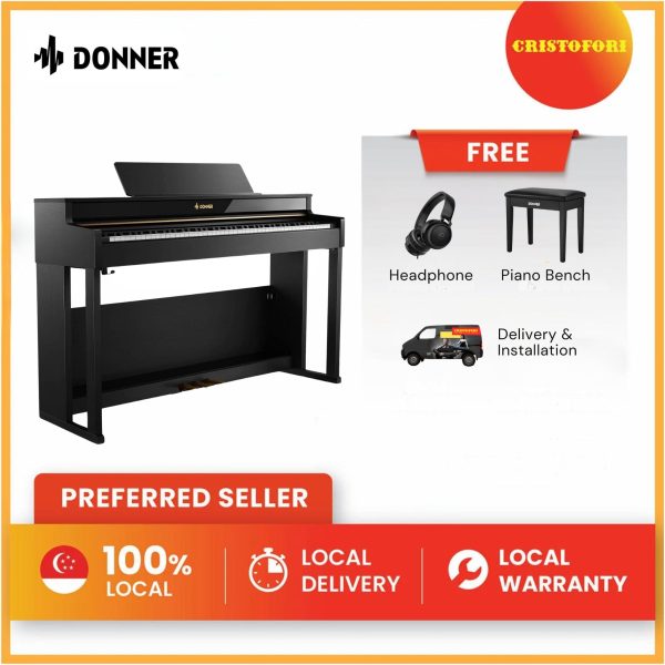 DONNER Digital Piano DDP-400 Black Discount