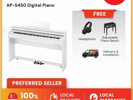 Casio Celviano AP-S450 White Digital Piano Supply