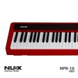 NUX Digital Piano -NPK-10 (Red) - with wooden stand (Black) NPS-1 Hot on Sale