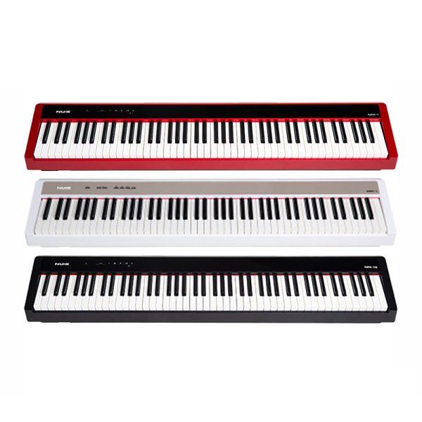 NUX Digital Piano -NPK-10 (Red) - with X Stand Discount