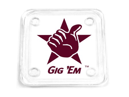 Texas A&M - Gig  Em Drink Coaster Cheap