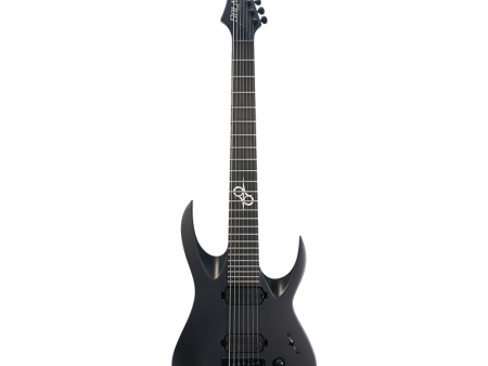 SOLAR A1.7C Electric Guitar - Carbon Black Matte Supply