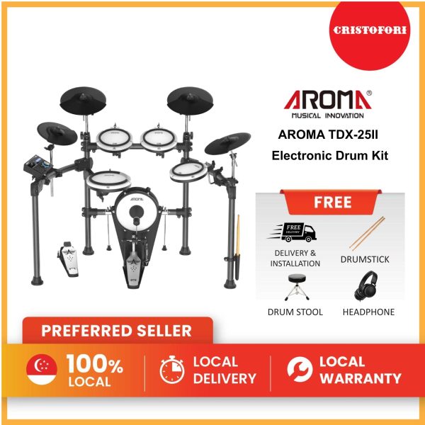 AROMA TDX-25II Electronic Drum Kit Sale