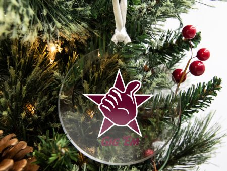 Texas A&M Aggies - Gig  Em Bag Tag & Ornament Online Hot Sale