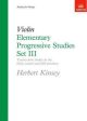 Violin Elementary Progressive Studies by Herbert Kinsey - Set III Online