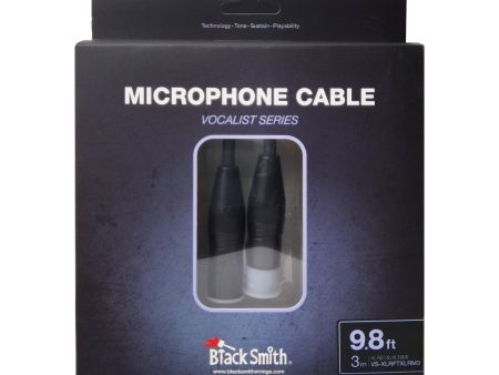 Black Smith VS-STFXLR3 Mic Cable 3M - Mono to XLR (Female) Online now