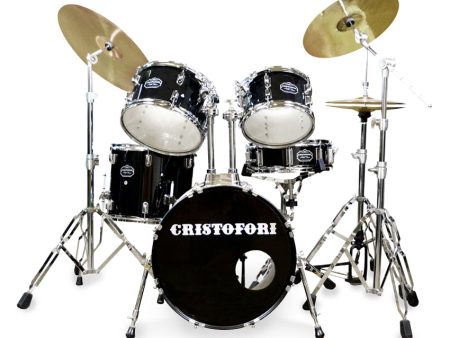 Cristofori ADS1C-500 (BK) Compact Drum Kit Online Hot Sale