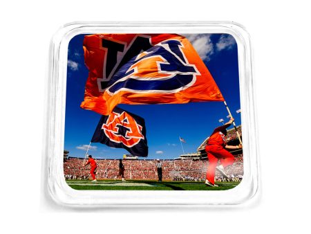 Auburn Tigers - Cheer Flags Drink Coaster Hot on Sale