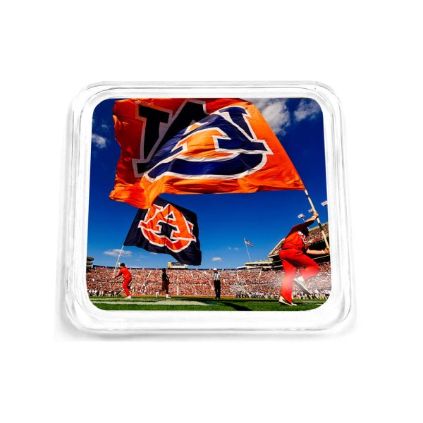 Auburn Tigers - Cheer Flags Drink Coaster Hot on Sale