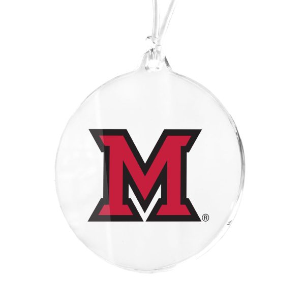 Miami RedHawks - Miami U Logo Bag Tag & Ornament Supply