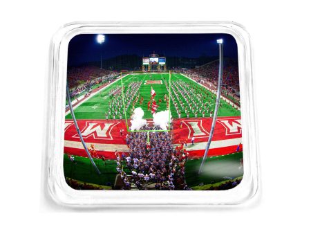 Miami RedHawks - Yager Stadium Grand Entrance Drink Coaster Online Hot Sale