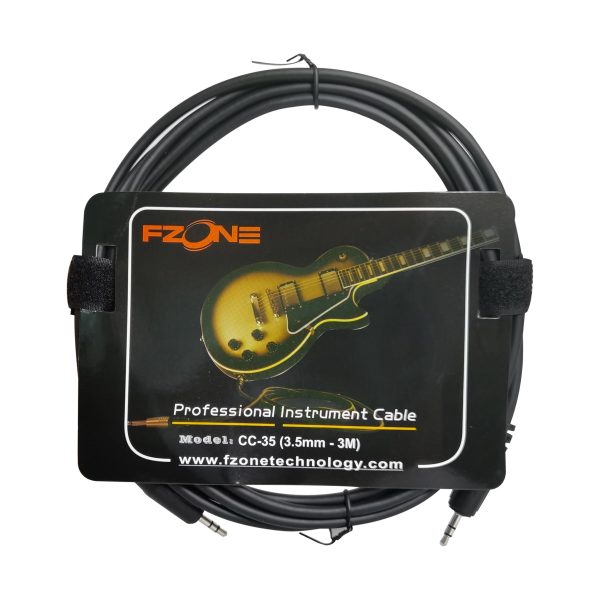 Fzone CC-35 3.5mm to 3.5mm stereo jack cable black 3M Supply