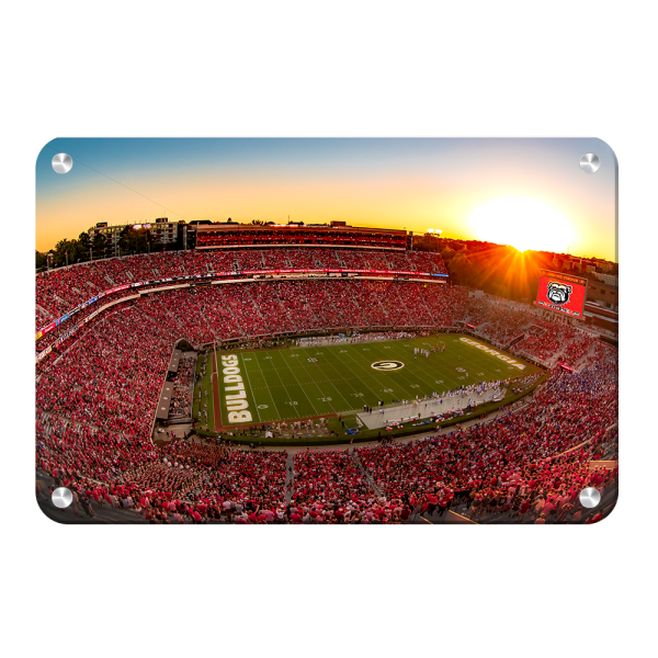 Georgia Bulldogs - Sanford Stadium Sunset Supply