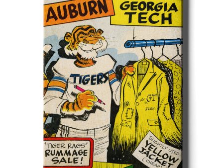 Auburn Tigers - Vintage Tiger Rags Rummage Sale For Cheap