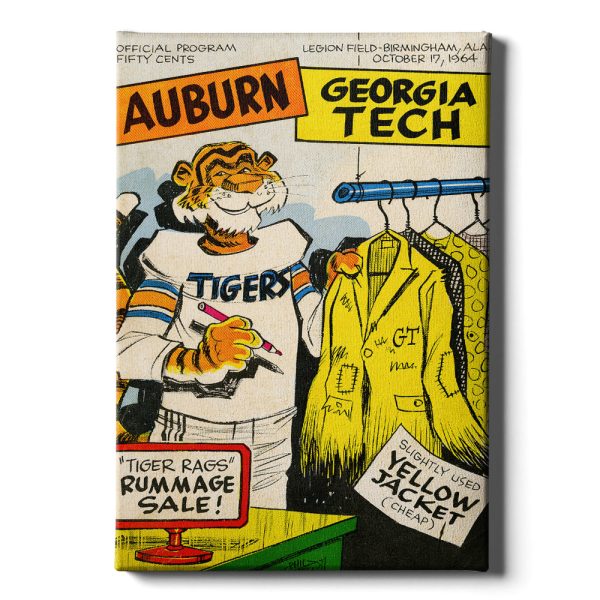 Auburn Tigers - Vintage Tiger Rags Rummage Sale For Cheap