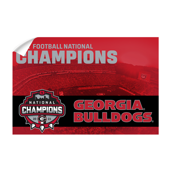 Georgia Bulldogs - 2021 National Champions Georgia Bulldogs Online Sale