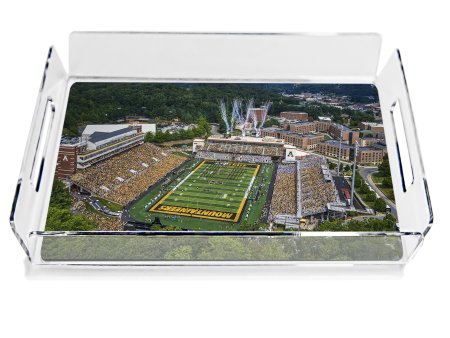 Appalachian State Mountaineers  -  Welcome to the Rock Decorative Serving Tray Hot on Sale