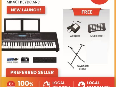 Medeli MK401 Electronic Keyboard Fashion