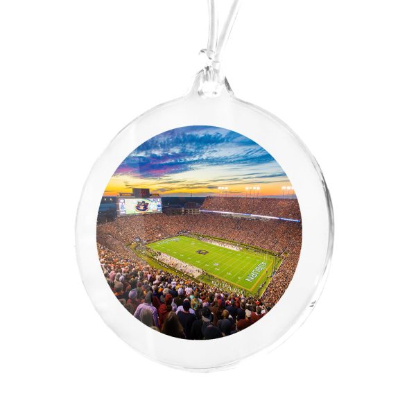 Auburn Tigers - Sunset Over Jordan-Hare Stadium Ornament & Bag Tag For Cheap