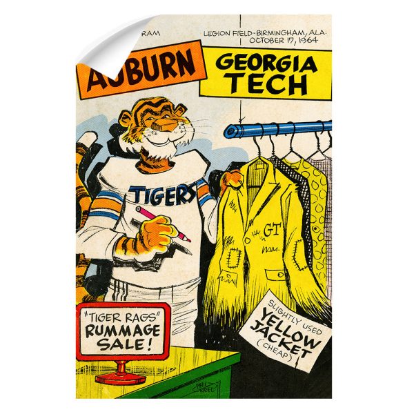 Auburn Tigers - Vintage Tiger Rags Rummage Sale For Cheap