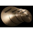 Glamor R8 Standard Cymbal Set - 14  Hi-hat, 16  Crash, 20  Ride (FREE Cymbal Bag) Hot on Sale