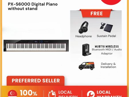 Casio Digital Piano PX-S6000 without stand For Cheap