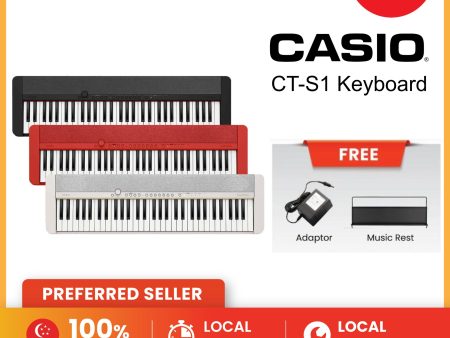 Casio CT-S1 (Black) Keyboard For Sale