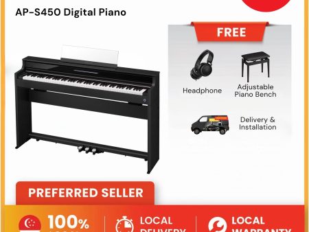 Casio Celviano AP-S450 Black Digital Piano Fashion