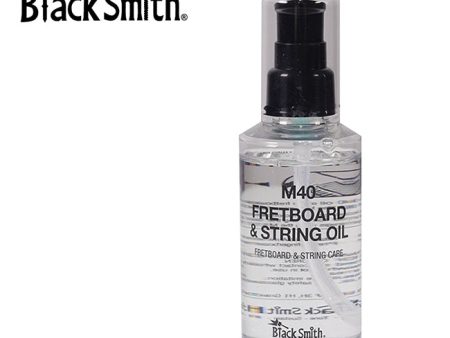 Black Smith Guitar Care Kit - M40 Fretboard & String Oil Online Sale