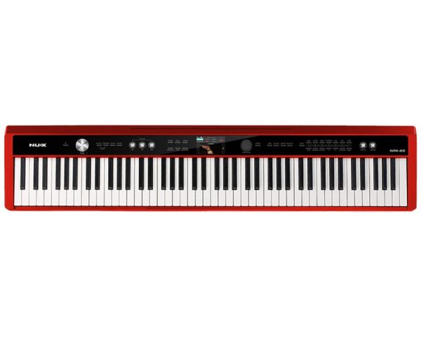 NUX Digital Piano -NPK-20 (Red) - with X Stand Online now