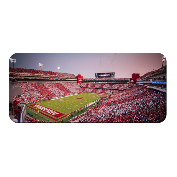 Arkansas Razorbacks - Touchdown Arkansas Stripe Out Panoramic Sale