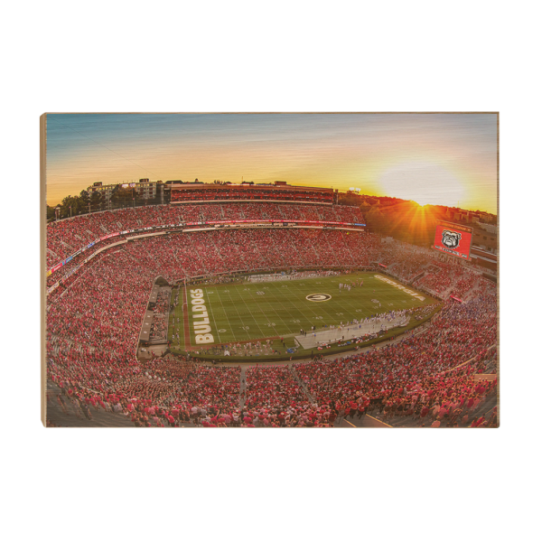 Georgia Bulldogs - Sanford Stadium Sunset Supply