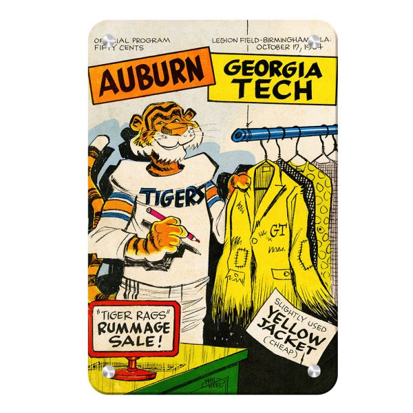 Auburn Tigers - Vintage Tiger Rags Rummage Sale For Cheap