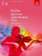 Violin Specimen Sight Reading Test Grade 1 - 5 (from 2012) Supply