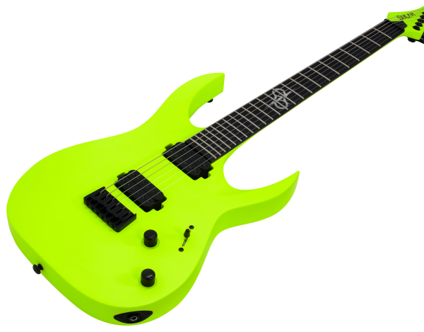 SOLAR A2.6LN Electric Guitar - Lemon Neon Matte on Sale